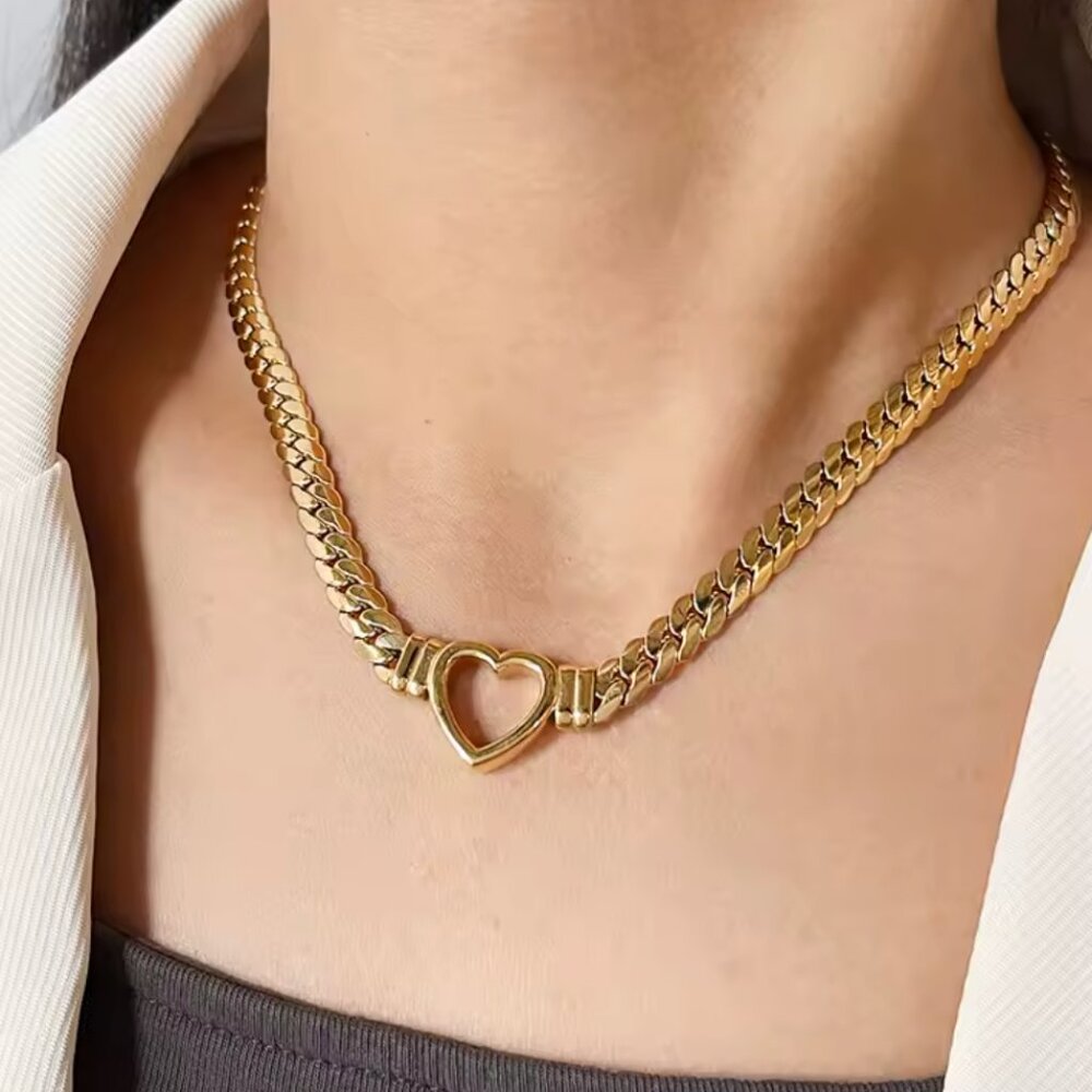 14K Gold filled “Tiffany” Heart Necklace - Picture 4 of 5